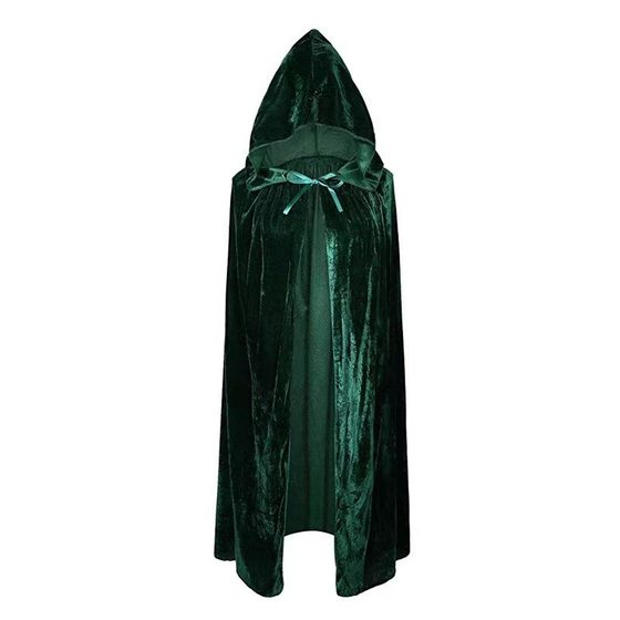 Halloween Cloak Black Adult Cloak Vampire Costume Wizard Demon Death Hooded Golden Velvet Cloak Red