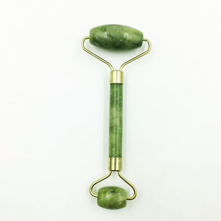 Factory direct supply natural jade beauty container massager facial roller Jade beauty instrument beauty Jade scraping tablets
