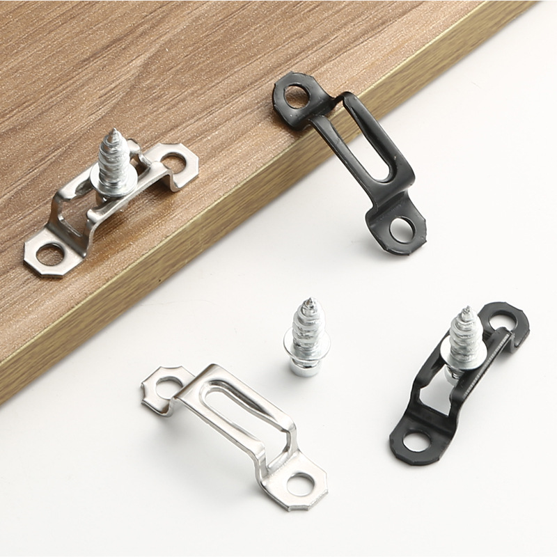 Hidden invisible two-in-one connector furniture bookcase hidden laminate combination full-through buckle half-through buckle hardware accessories