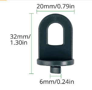 Cross-border fixed ring buckle 50PCs greenhouse accessories garden fixed ring buckle slide hanging buckle
