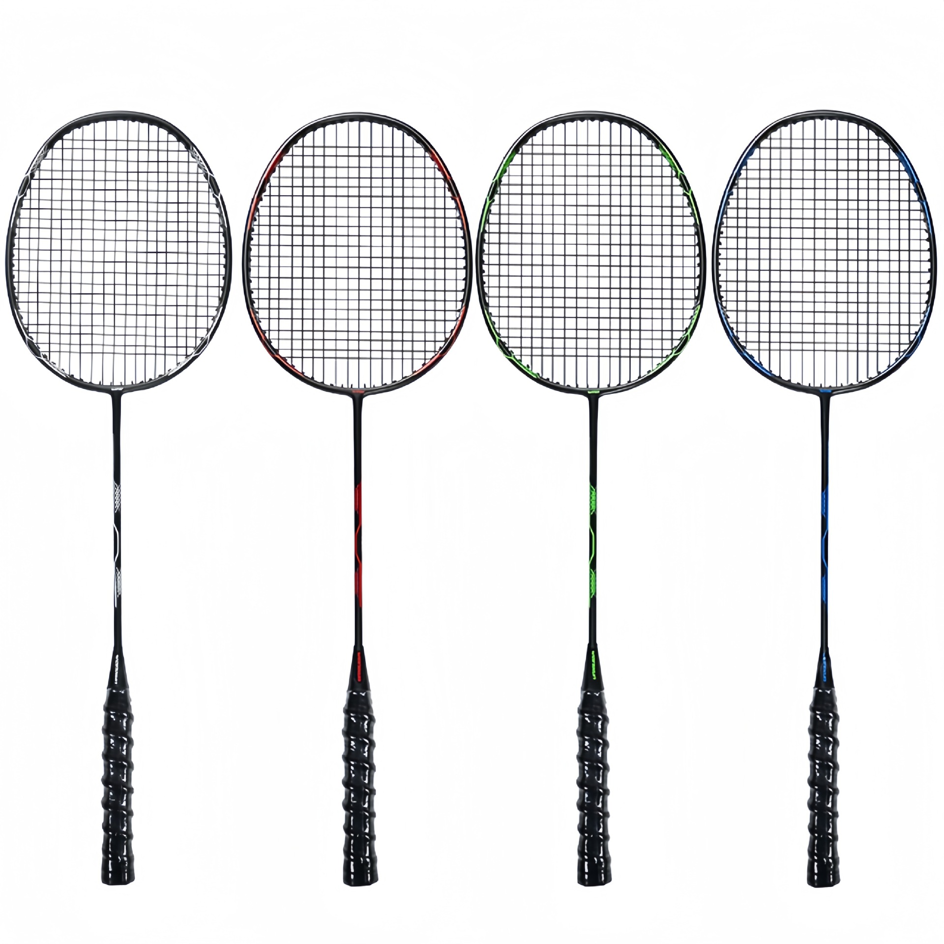 Venison carbon fiber badminton racket ultra-light integrated training men and women adult badminton racket wholesale with ball suit