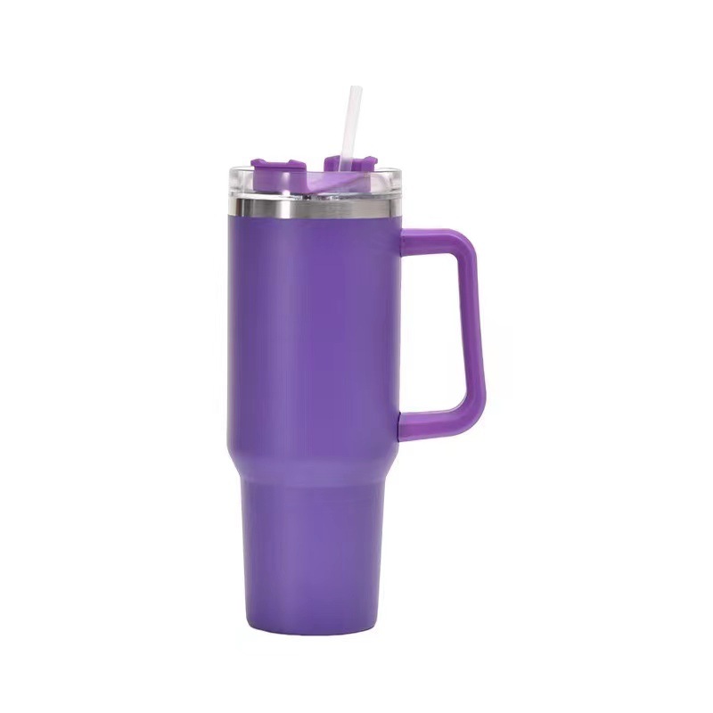 Amazon new 40oz handle ice Cup 304 Car Cup insulation cold cup beer Coke car water Cup