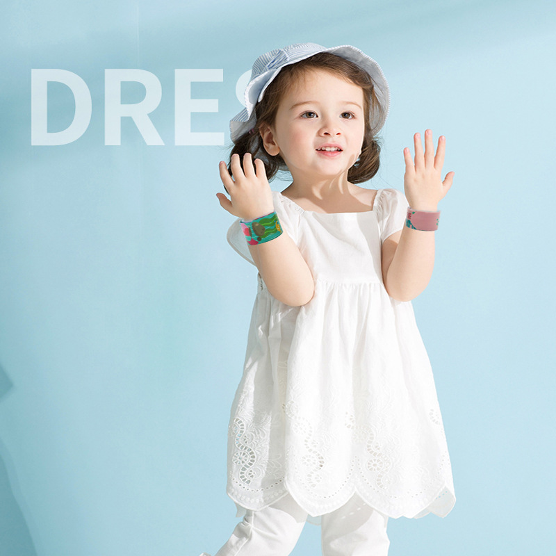 Amazon cross-border for all kinds of PVC snap ring bracelet theme party wrist band spot wholesale