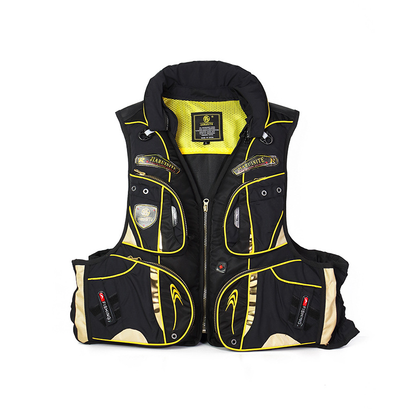 Convenient Multi-Pocket Rocky Fishing Vest Swimming Surfing Sports Life Jacket Detachable Buoyancy Life Jacket for Adults