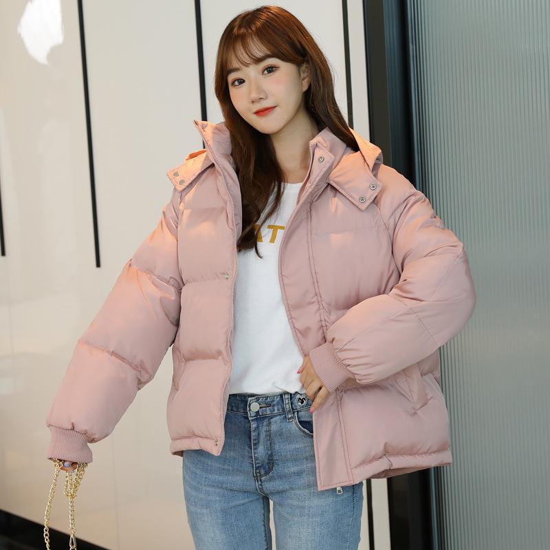 2024 autumn and winter new cotton-padded coat women's short down cotton-padded coat Korean style loose hooded thickened coat fashion cotton-padded coat fashion