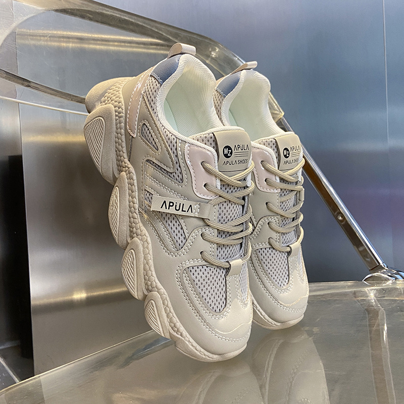 Women's Sneakers 2023 Spring New Korean Thick Soft Sole Internet Celebrity ins Comfortable All-match Casual Torre Shoes 6661