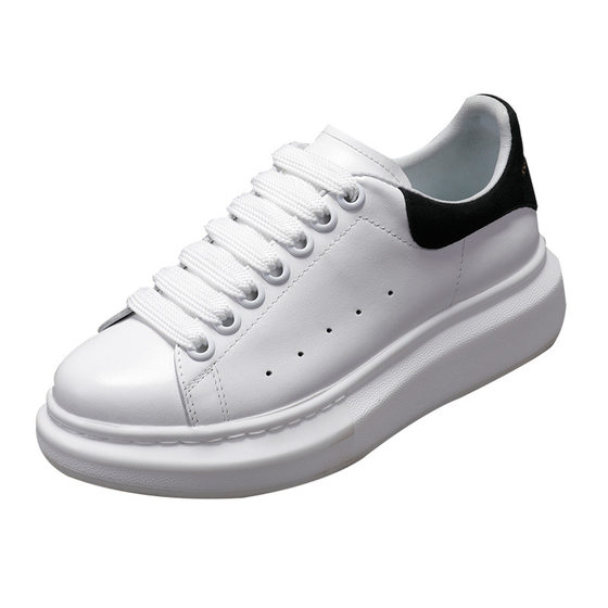 High version McQueen small white shoes women's shoes thick soles inside increased Pine cake shoes all-match board shoes male sneaker Putian Spring