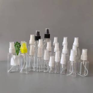 Wholesale 10/30/50/100 plastic spray bottle cosmetic water sub-bottle PET alcohol spray bottle