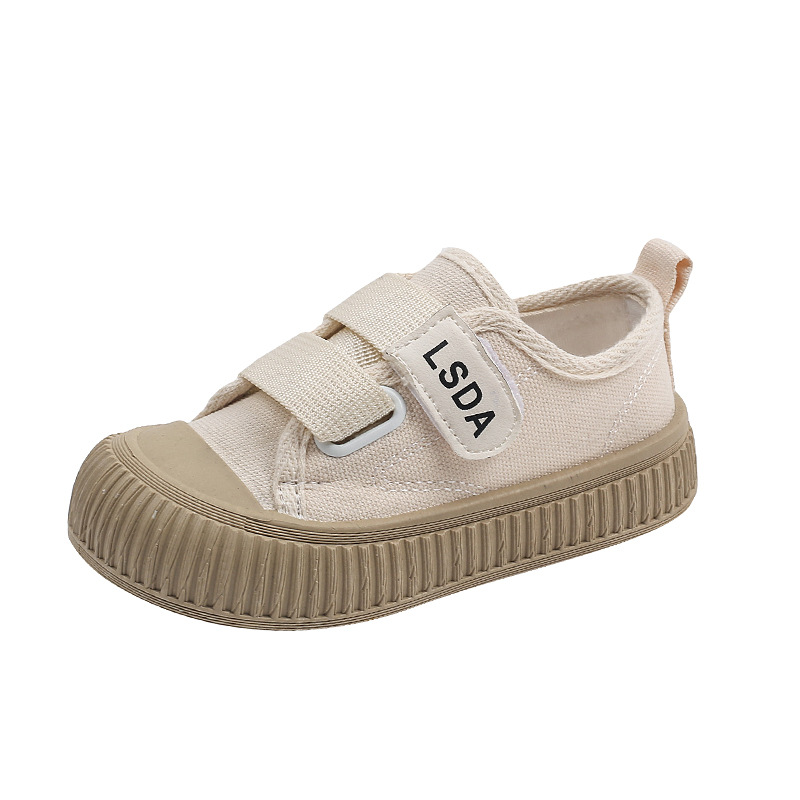 Girls' shoes 2023 Spring and Autumn new boys' Korean style soft bottom canvas shoes baby fashion casual shoes biscuit shoes