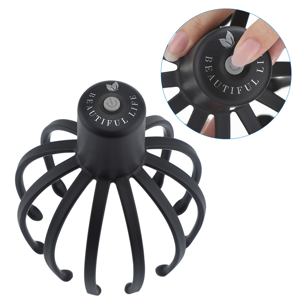 Intelligent Electric octopus head massager soul extraction scratching head Meridian dredging scalp massage relaxation artifact