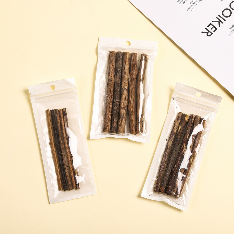 Cat snacks natural Polygonum multiflorum stick teeth grinding stick tooth cleaning funny cat stick relieving stuffy self-Hi toys 5 Pet Supplies