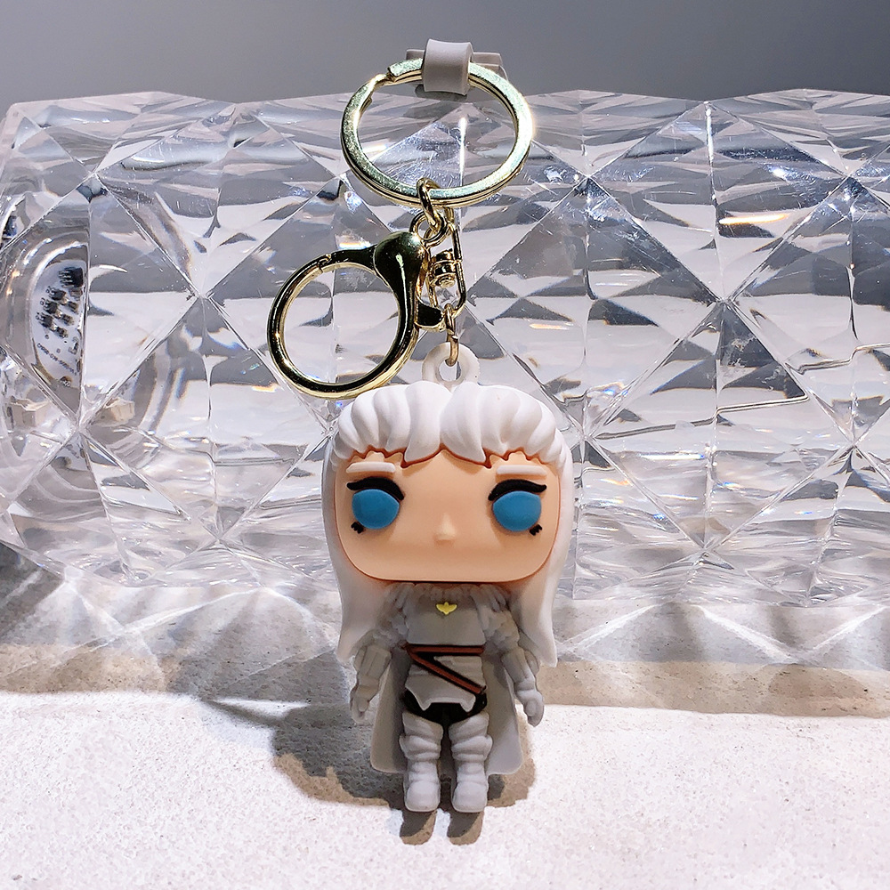New Style Sword Wind Legend Qigus Keychain pvc Doll Model Pendant Jewelry Ornaments Doll Doll Card