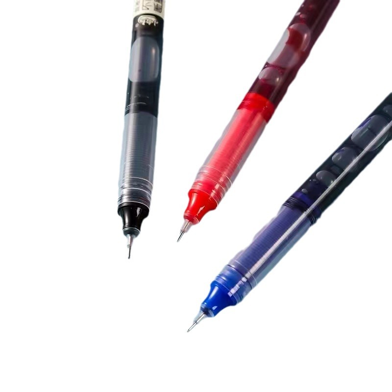 Free shipping direct liquid quick-drying ball pen full needle tube 0.5mm plastic student brush gel pen sign pen wholesale