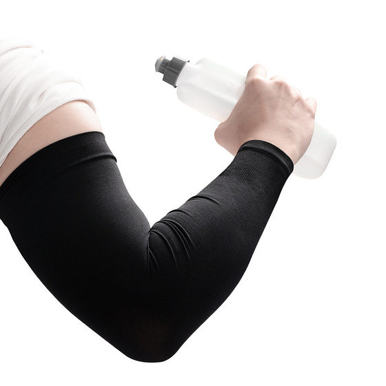 Summer Sunscreen Sleeves Outdoor Cycling Ice Silk Breathable Anti-UV Ice Sleeves Fat Man Can Wear Large HB04