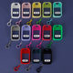 In stock 45ml card spray bottle silicone case spray box protective cover 50ml Apple bottle color with Keychain