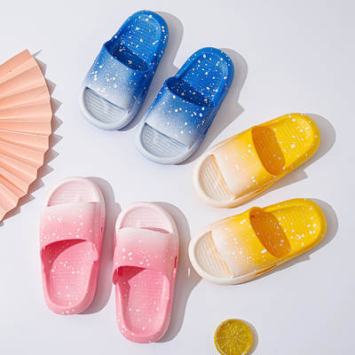 New summer gradient children's slippers boys and girls slippers indoor and outdoor home non-slip boys slippers