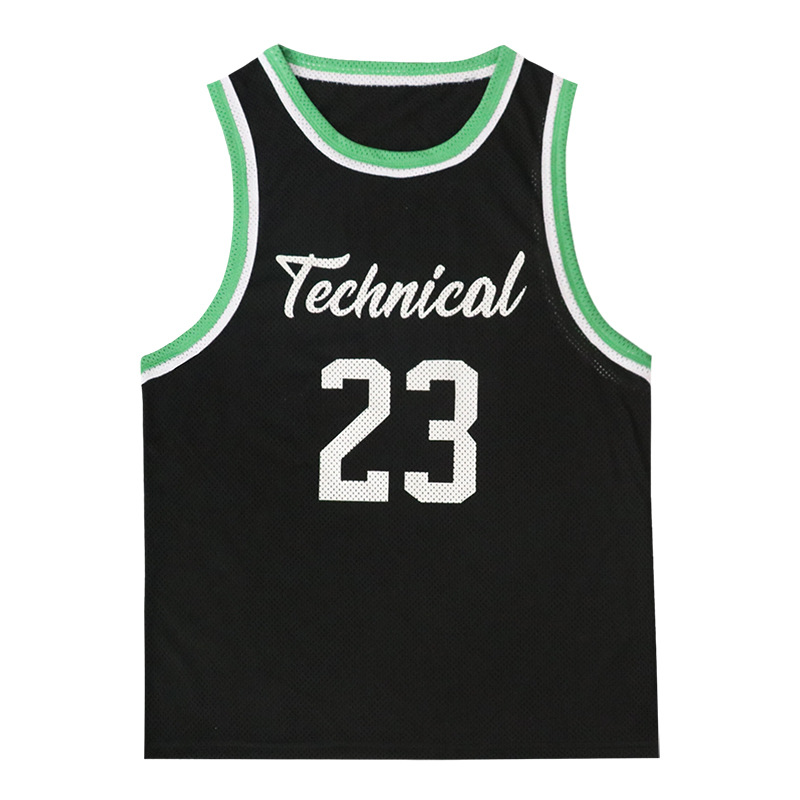 Men's Summer Men's Vest American Thin Large Size Mesh Sports Sleeveless T-Shirt Fashion Brand Quick-drying Printed Waistcoat