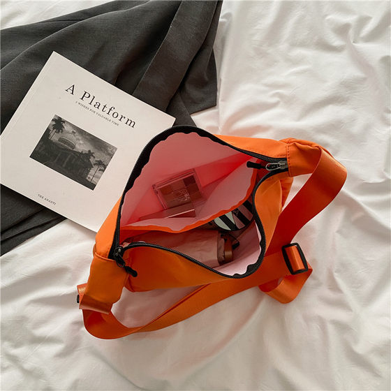 Bag Women's 2021 New Autumn and Winter Fashionable Korean Style Large Capacity Crossbody Bag Casual Lightweight Oxford Simple Dumpling Bag