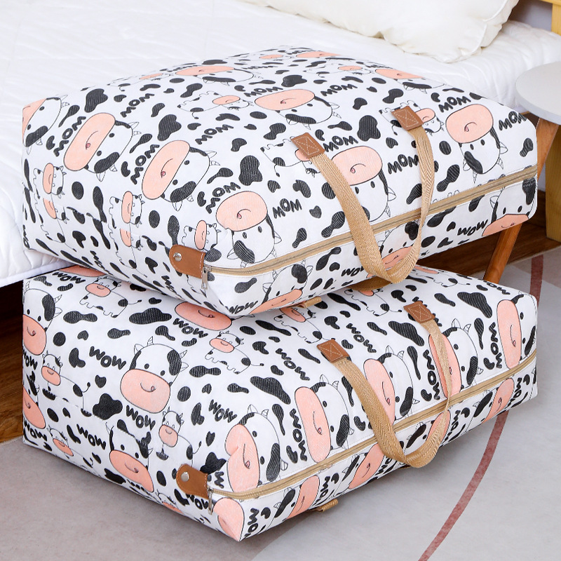 Youfen portable non-woven quilt bag dustproof Waterproof moisture-proof thickened moving packing clothing organizing bag storage bag