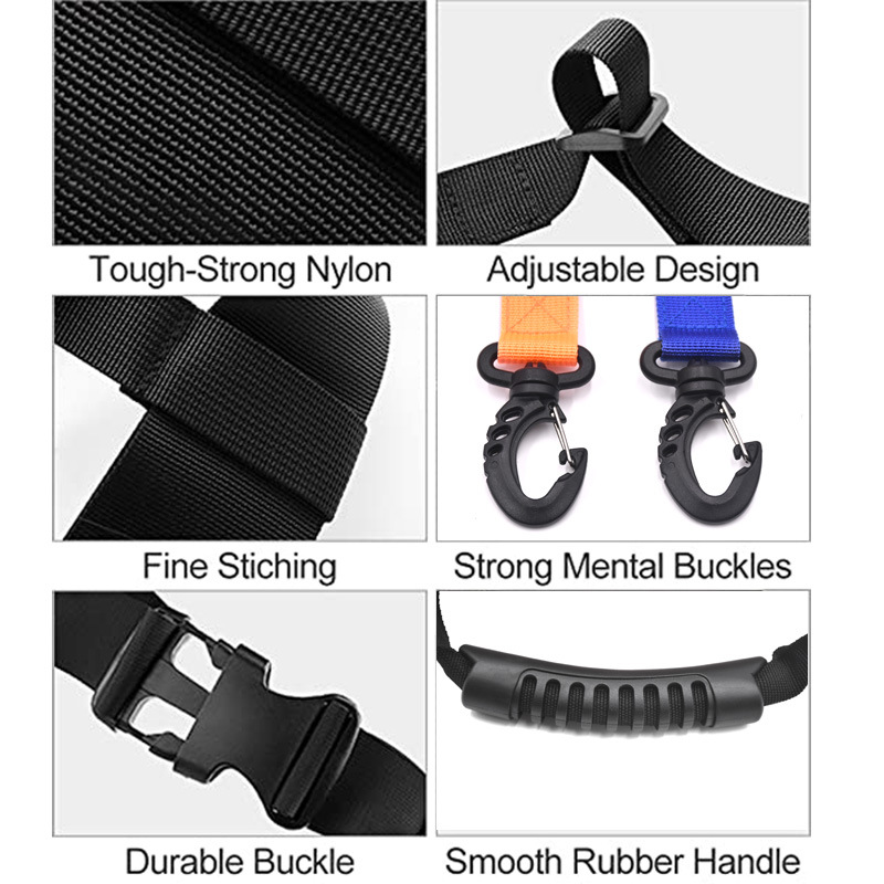 Children's Ski Safety Belt Outdoor Skating Plow Type Training Belt Beginner Ski Auxiliary Traction Safety Rope Strap
