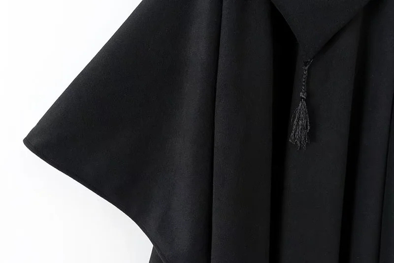 Dunklen stil Europäischen und Amerikanischen herbst und winter mit kapuze langen umhang mantel mode lässig frauen kleidung 22 neue lose wolle schal_voghion.com