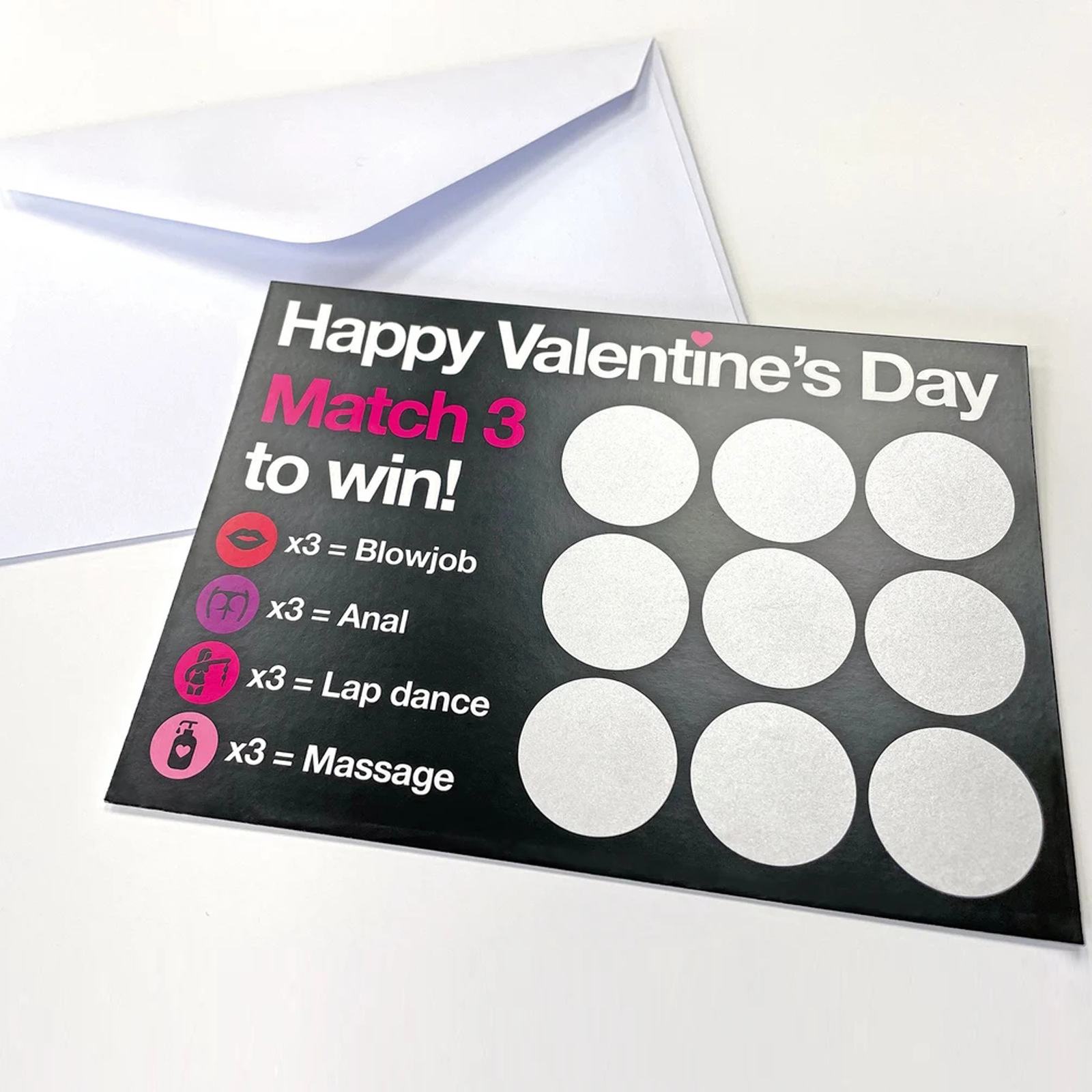 Valentine's Day scratch card Valentine's Day gift for him scratch card gift for boyfriend couple gift