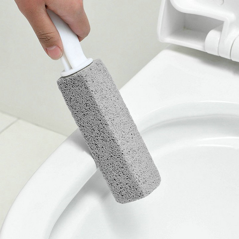 Toilet brush toilet stain yellow scale floating stone brush bathroom gap no dead angle plastic brush long handle creative cleaning brush