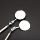 50mm round multi-directional inspection mirror telescopic reverse viewpoint inspection mirror section 2 can be stretched 360 degrees rotation now