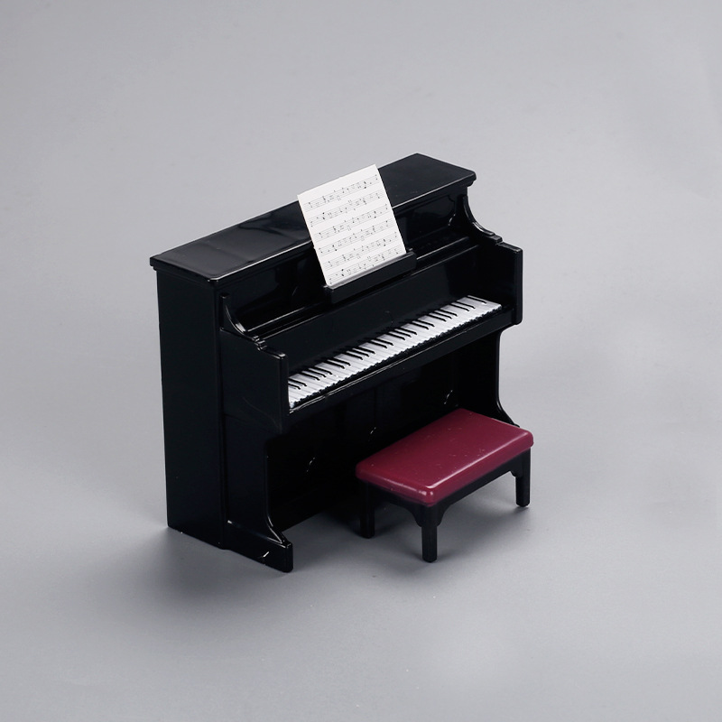 Play house mini piano musical instrument model miniature scene small toy doll house DIY shooting cross-border hair generation