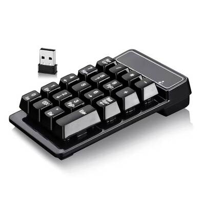 USB wireless Bluetooth digital keyboard mini keypad suspension mechanical feel 19 Keys financial accounting cipher