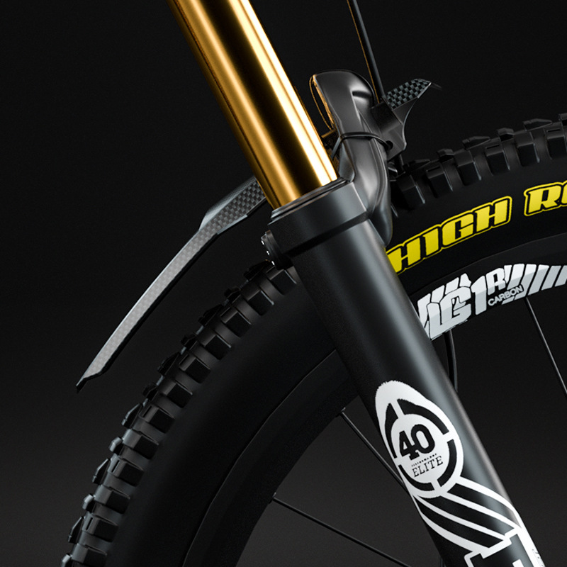 Bicycle Mudguard Mountain Bike Front and Rear Universal Mudguard Hard Shell Simple Mudguard Personalized Riding Equipment