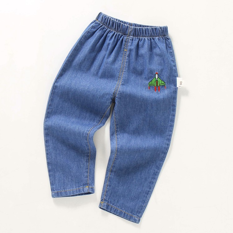 Boys and Girls Casual Jeans 2018 New Summer Thin Children's Anti-mosquito Pants Loose Trousers Baby Bloomers