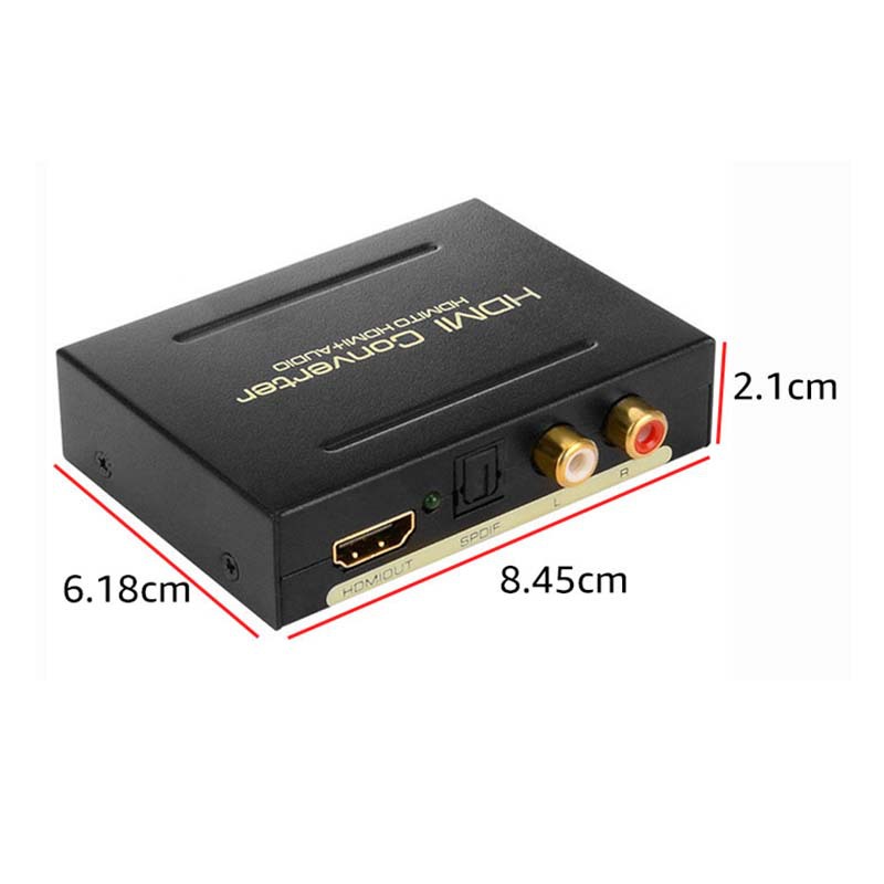 HDMI Audio splitter HDMI to HDMI + Audio + SPDIF + R/L analog Audio converter 4K wholesale