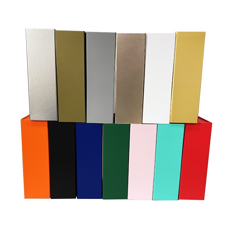 Colorful 13-color one-piece folding box universal packaging multi-color optional cross-border clothing two bottles gift wine