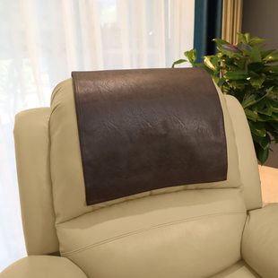 Sofa protective cushion leather cover recliner headrest layer light luxury cover recliner headrest protector