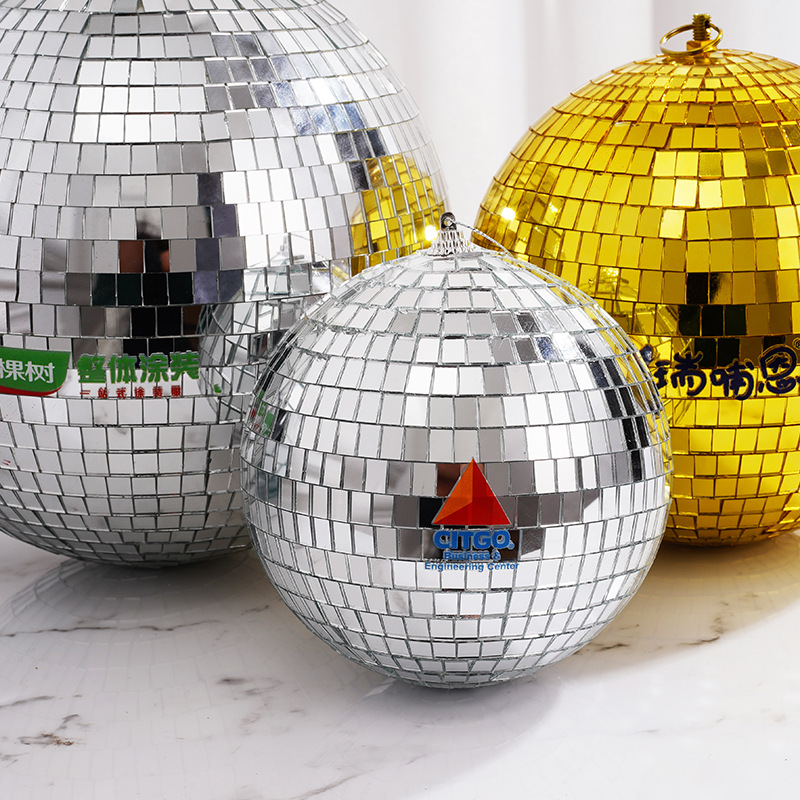 40cm-1m Reflective Mirror Ball Party Prom Bar disco Flash Ball Laser Ball Christmas Glass Ball Decoration