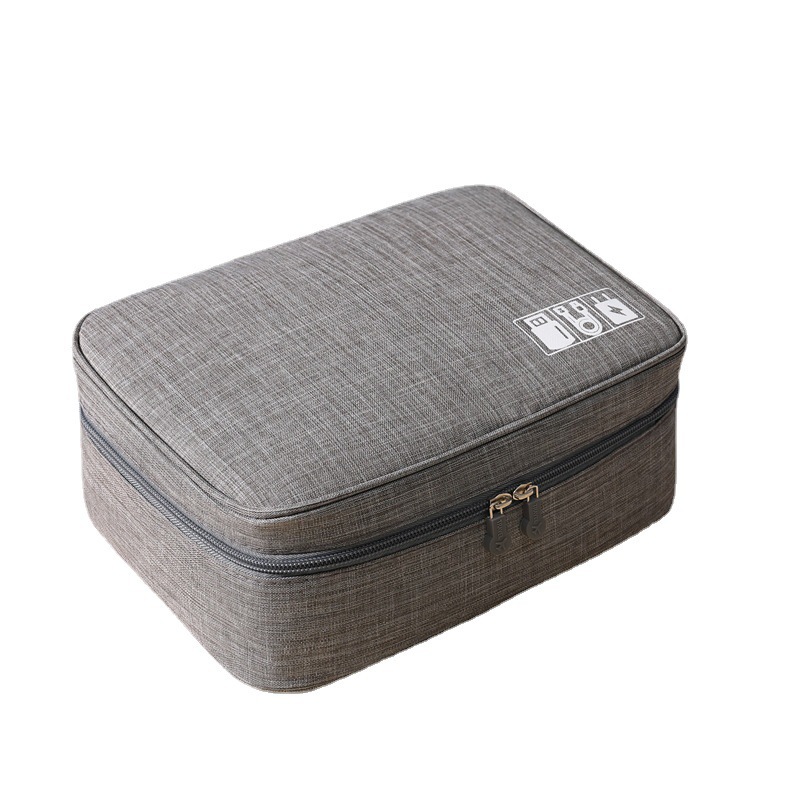 Cation data line charger storage bag portable waterproof mobile phone digital bag factory direct