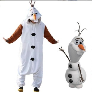 Autumn and Winter Flannel Xuebao Men and Women Cartoon Animals Snowman Snowmonster Anime Siamese Pajamas Adult Children Home Clothes