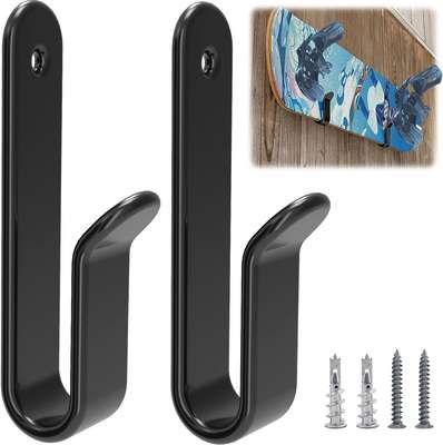 Horizontal Snowboard Hanging Clip Wall Mount Bracket Storage Snowboard Display Wall Mount Bracket Suitable for Room Car