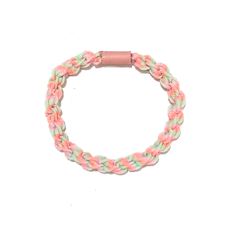 Basic Base Rubber Band Simple Knot Braided Hair Band Hair Rope High Elastic Durable Hair Rope Pony Tail Headwear