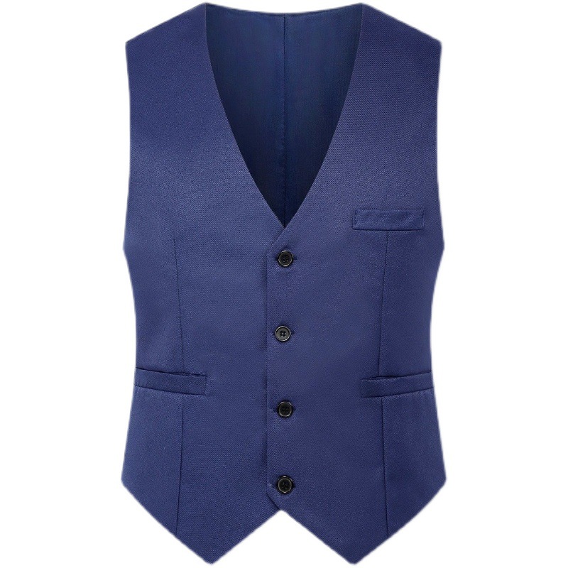 Cross-border foreign trade wholesale large-scale fashion new waistcoat slim casual waistcoat men's 3D map available for foreign trade