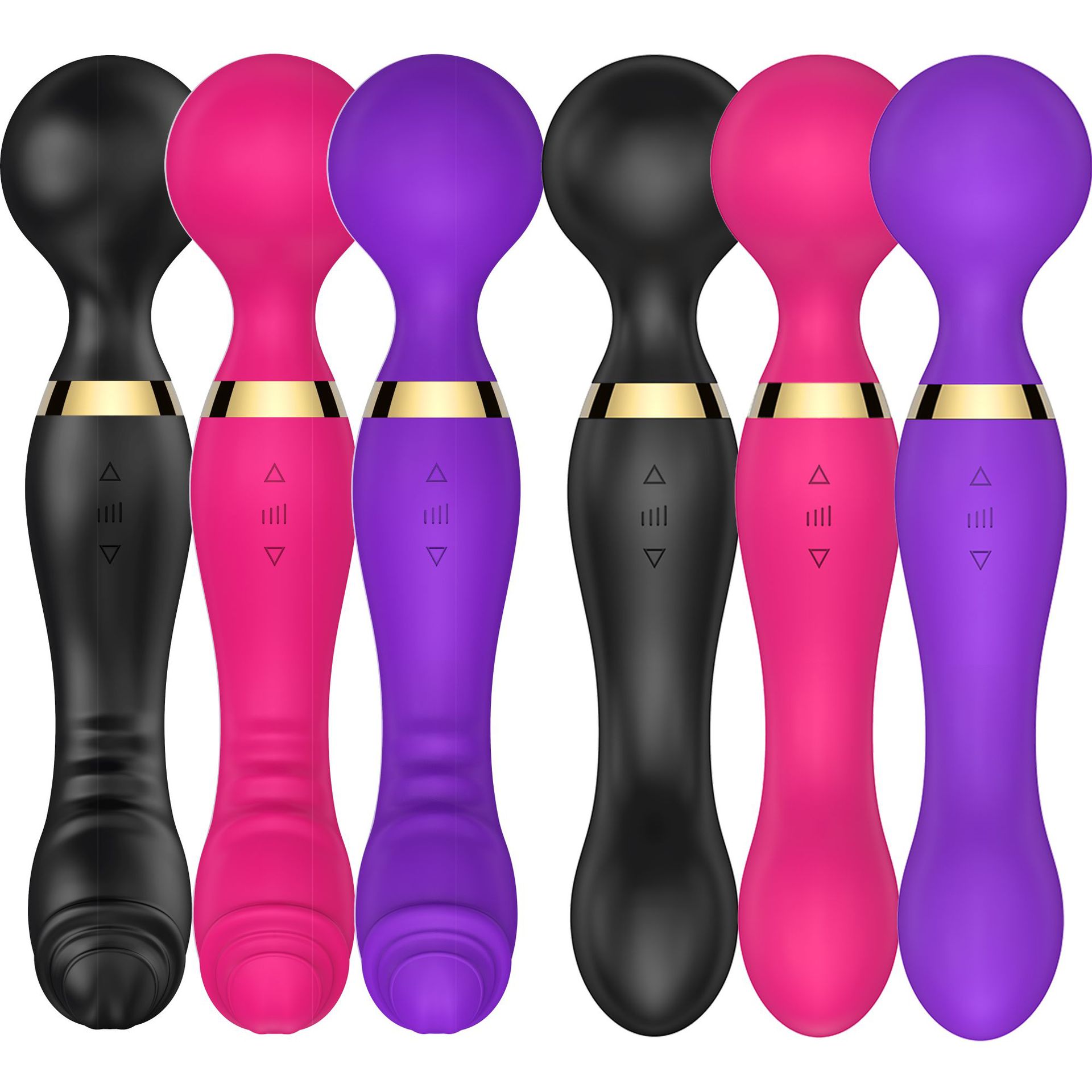 Jiuba New Product Ten Frequency Conversion Female Double Head Double Strong Shock Masturbation AV Stick Seconds Trendy Sex Supplies G Point Massage Stick