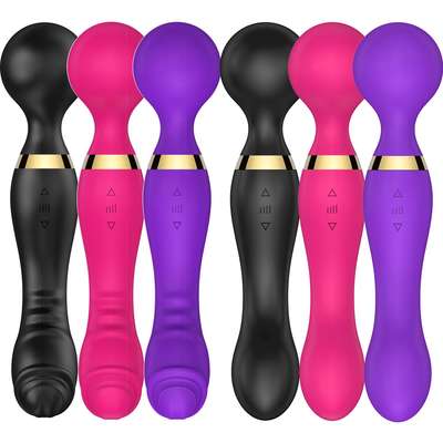 Jiuba New Product Ten Frequency Conversion Female Double Head Double Strong Shock Masturbation AV Stick Seconds Trendy Sex Supplies G Point Massage Stick