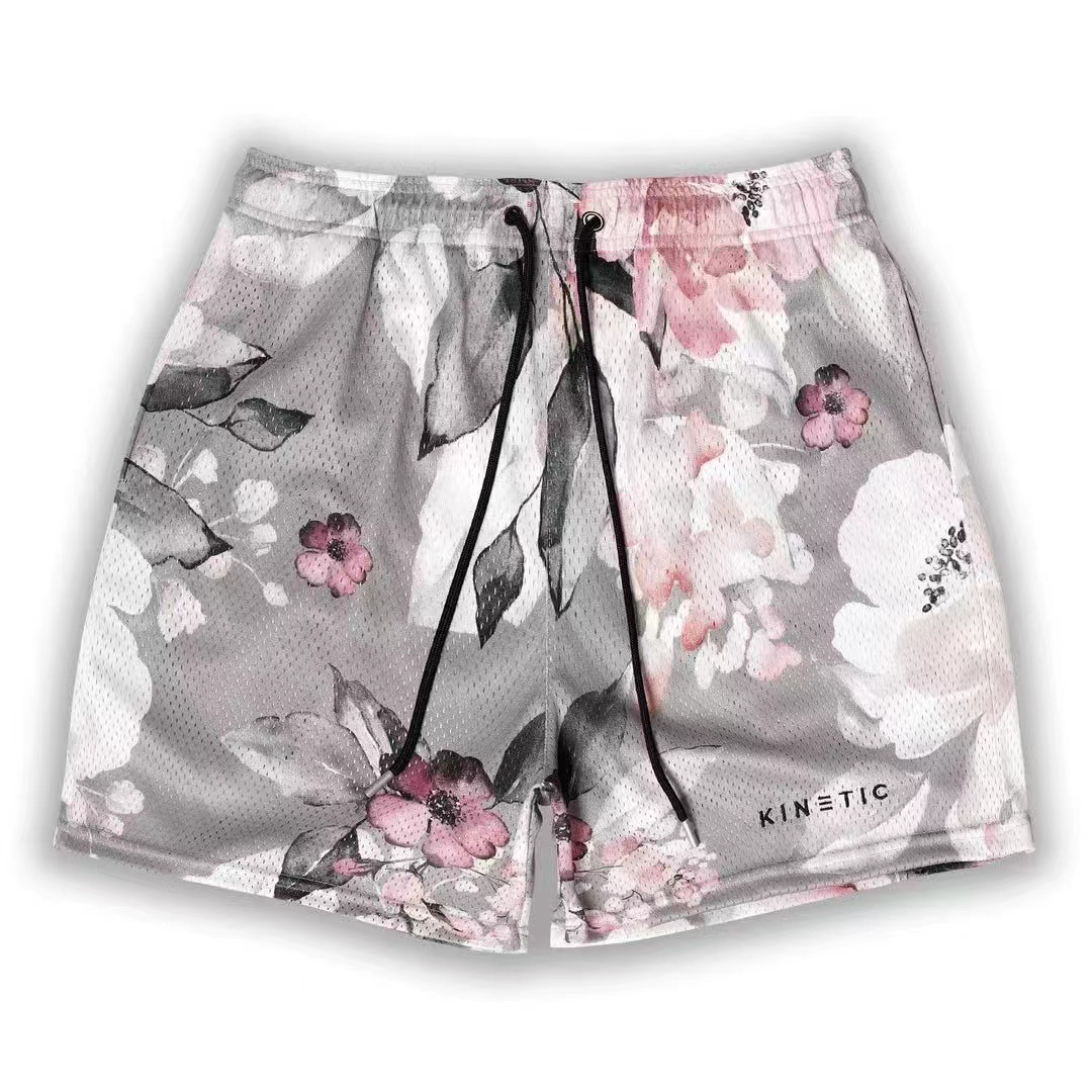 American Couple Shorts Trendy Brand Summer New Sports Fitness Running Basketball Quad Shorts Quick-drying Basketball Shorts