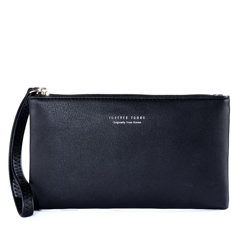 Factory wholesale new women's long simple fashion coin purse mobile phone bag women's bag wallet women a generation of hair