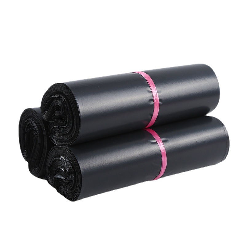 New material black express bag thickened waterproof e-commerce logistics packing bag clothing packaging express bag spot wholesale