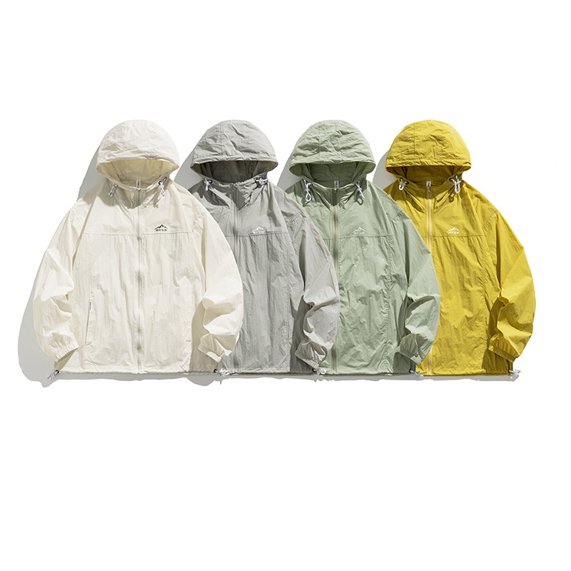 Ru Meng Lian Hat Sunscreen Coat Men's and Women's Summer New Outdoor Anti-UV Sports Leisure Breathable Sunscreen Coat