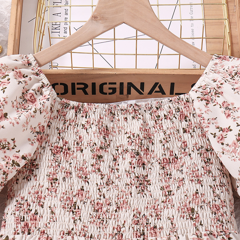 Girls Skirt Large Children's Clothing 2024 Cross-border New European and American Girls 7-12 Years Old Foreign Style Princess Style dress