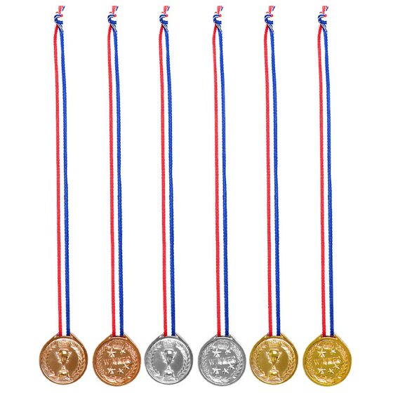 Children's Plastic Medal Tag Toys Honor Gold Games Medal Toys Party Clothing Accessories Small Gifts