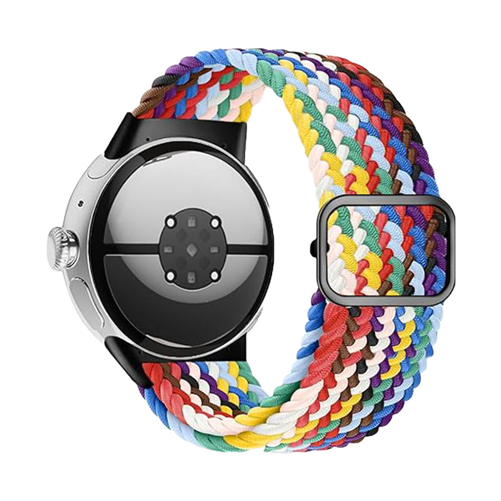 Suitable for Google Google Pixel Watch 2/1 nylon elastic woven strap adjustable slide buckle strap